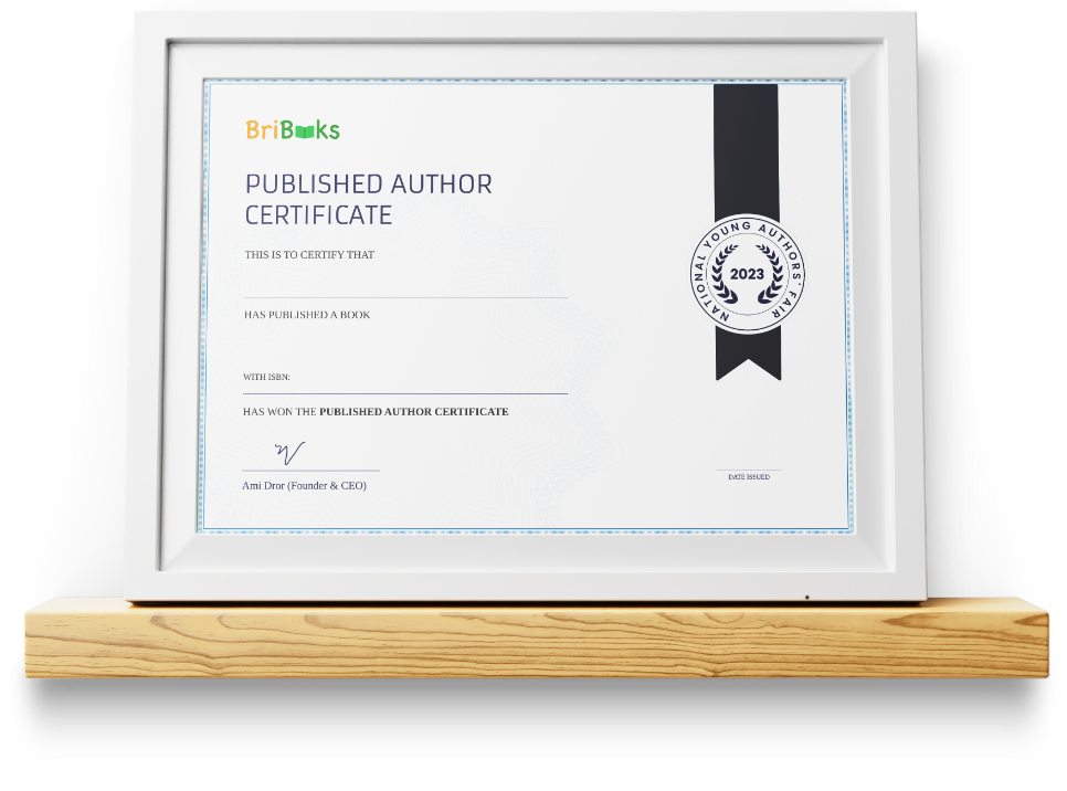 Published Author Certificate